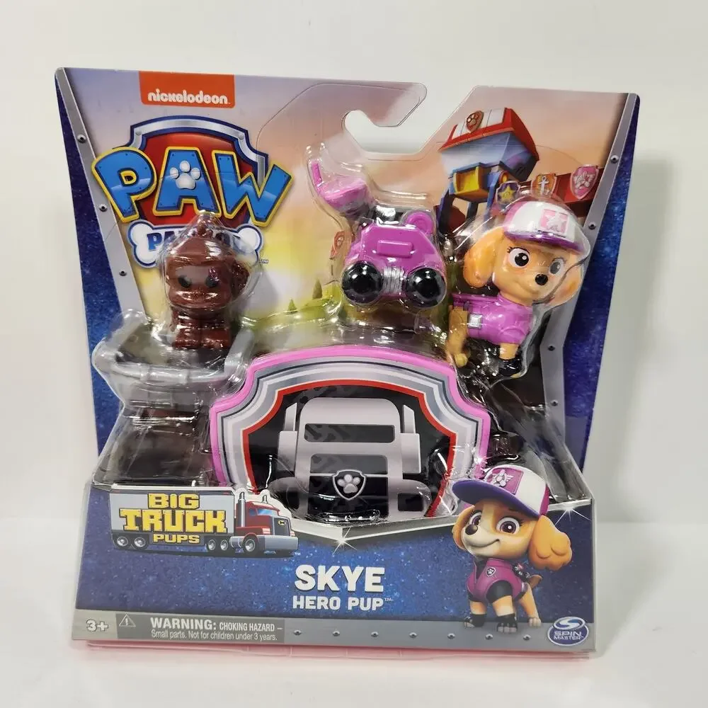 Nickelodeon Paw Patrol Skye Hero Pup Big Truck Pups Pink Rescue Animal Monkey